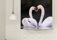 Magnet XXL Coeur de cygne