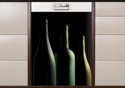 Magnet XXL 3 bouteilles de vin