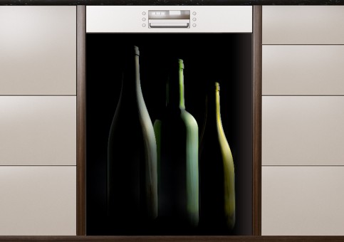 Magnet XXL 3 bouteilles de vin