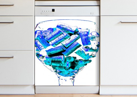 Magnet XXL Bouchons bleus